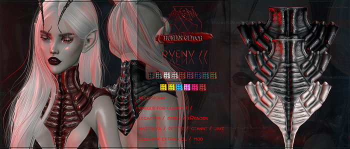 HUMAN GLITCH // RVENV / COLLAR / ALLURE MIX (wear)