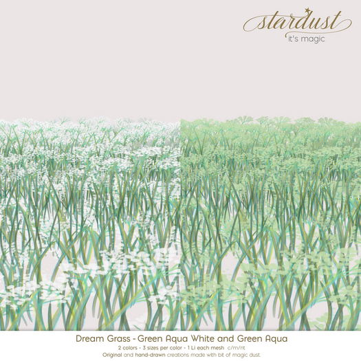 Stardust - Dream Grass - MINIPACK Green Set