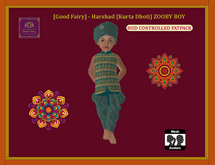 [Good Fairy] - Harshad {Kurta Dhoti} ZOOBY BOY *FATPACK*