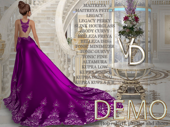 VD #031 Dress Set Purple DEMO