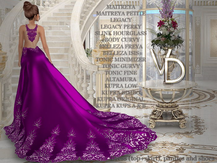 VD #031 Dress Set Purple
