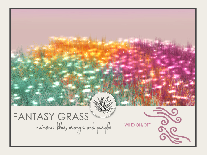FINCA - fantasy grass rainbow