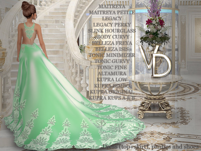 VD #031 Dress Set Light Green