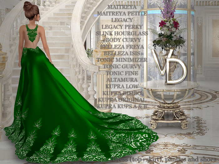 VD #031 Dress Set Green