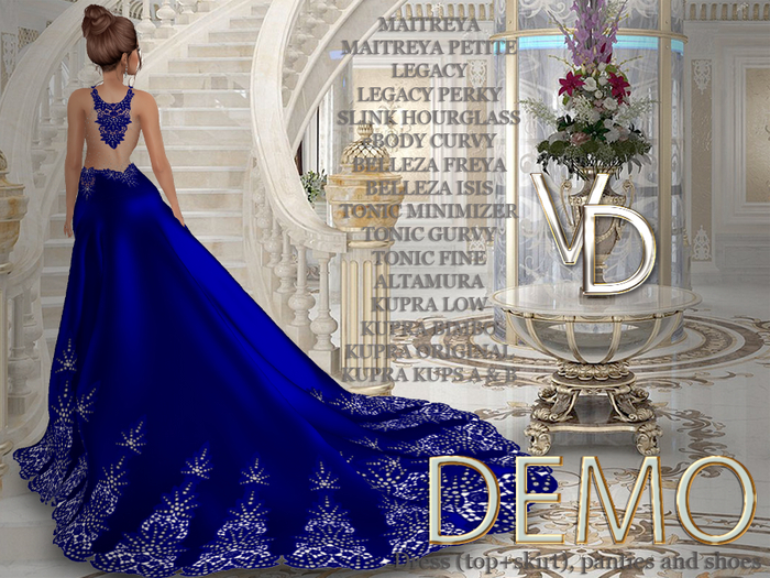 VD #031 Dress Set Blue DEMO