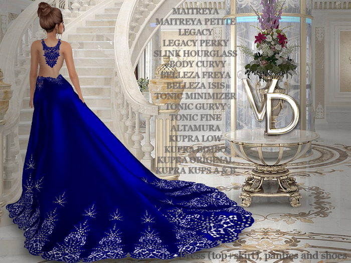VD #031 Dress Set Blue