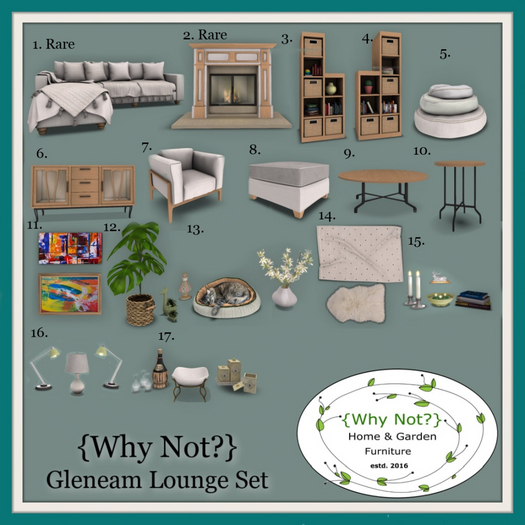 15 {Why Not ?} Glenearn Decor Pack B
