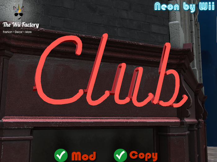 :TWF: Neon Word - Club