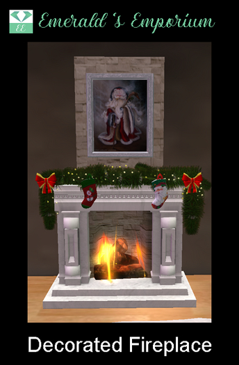 Decorated Fireplace (BOXED)