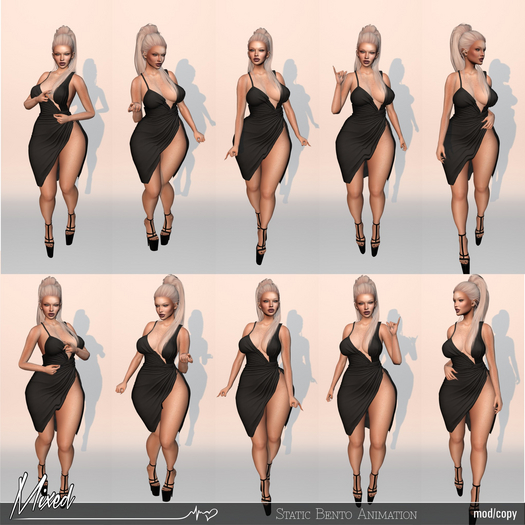 *Mixed Female Bento Posepack 1