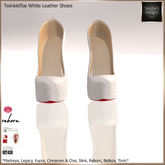 SAS - TwinkleToe White Leather Shoes (MB)
