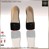 SAS - TwinkleToe Black Leather Shoes (MB)  