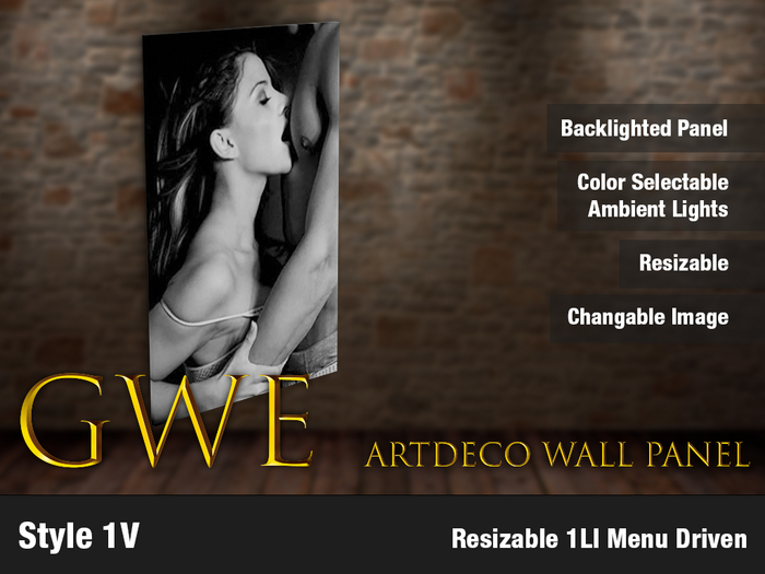 GWE - ArtDeco Wall Panel - 1V