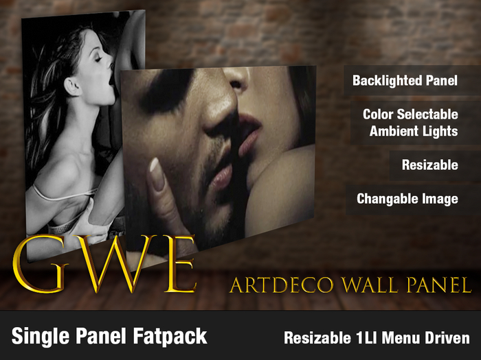 GWE - ArtDeco Wall Panel - Single Panel Fatpack