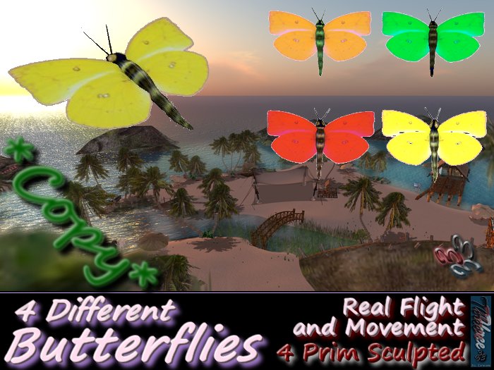 333 - Four Butterfly - Pak 01 (Real movements)
