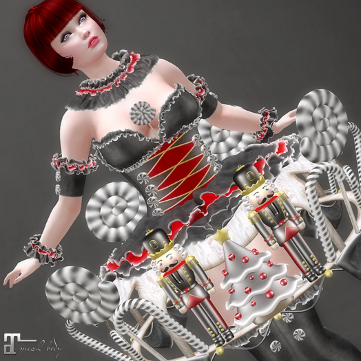 * Miss Cracker * Black Outfit * 
