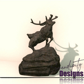 Serendipity Designs - Rustic Reindeer Sculpture