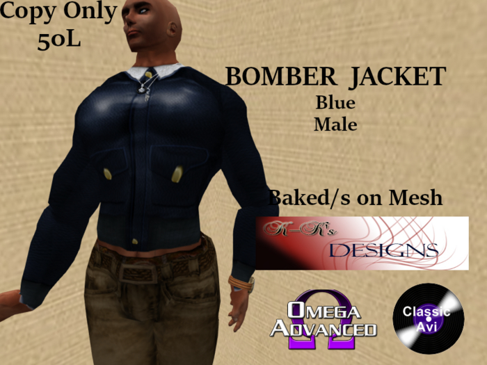 Bomber Blue M (D)