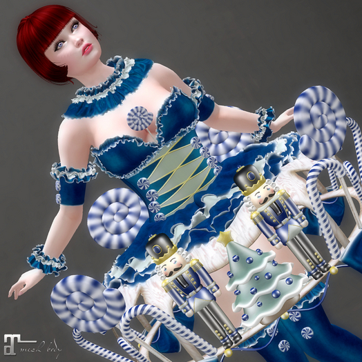 * Miss Cracker * Blue Outfit * 