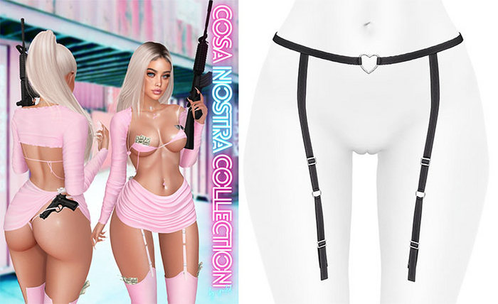 Spoiled - Seduce Garter Grey