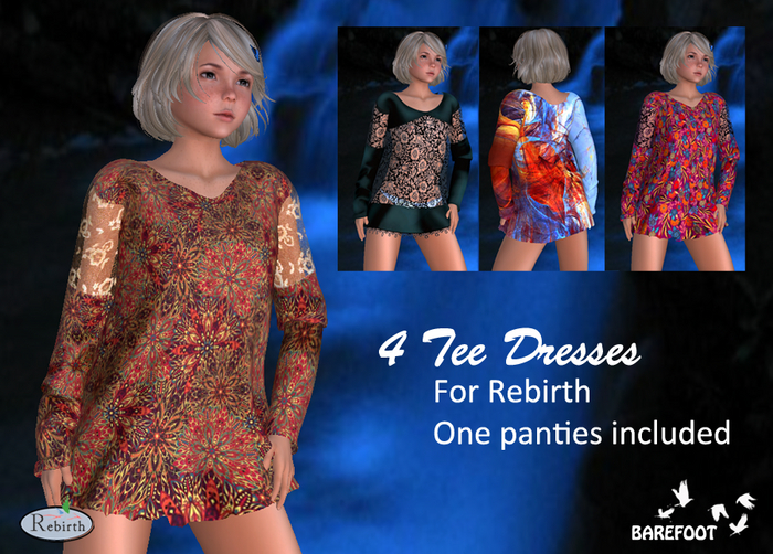 4 Tee Dresses for Rebirth