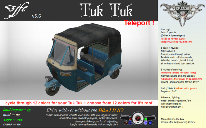 <3 JFC Tuk Tuk