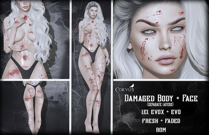 Corvus : DEMO Damaged Body + Face