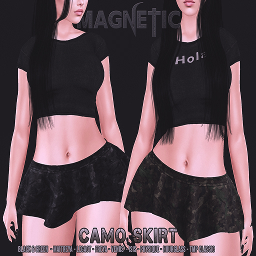 Magnetic - Camo Skirt (ADD ME)
