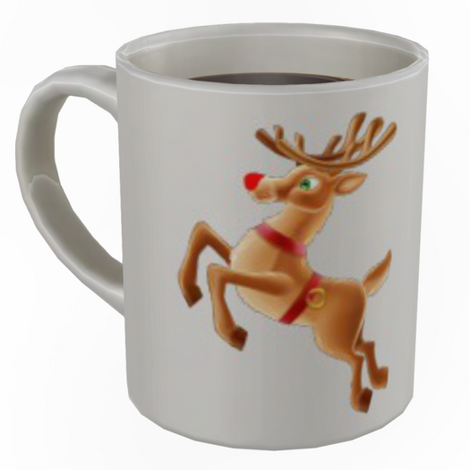 CHRISTMAS COFFEE MUG (BOXED) RUDOLPH