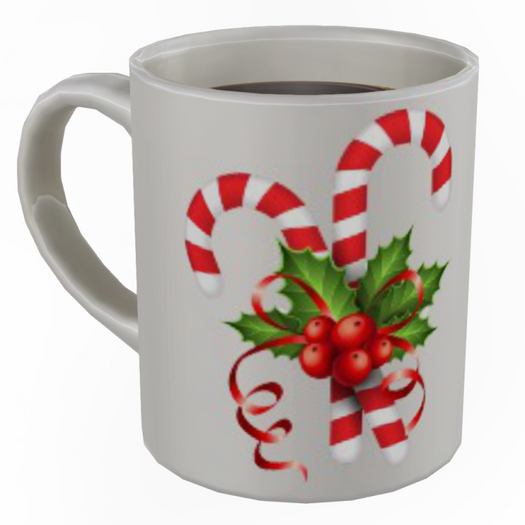 CHRISTMAS COFFEE MUG (BOXED) CANDY CANE