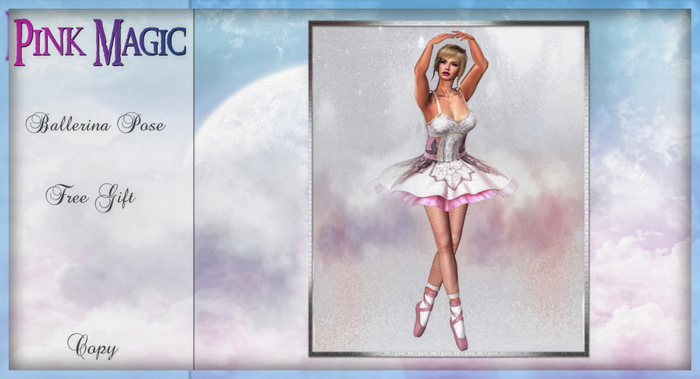 Pink Magic : Ballerina Pose - Free Gift