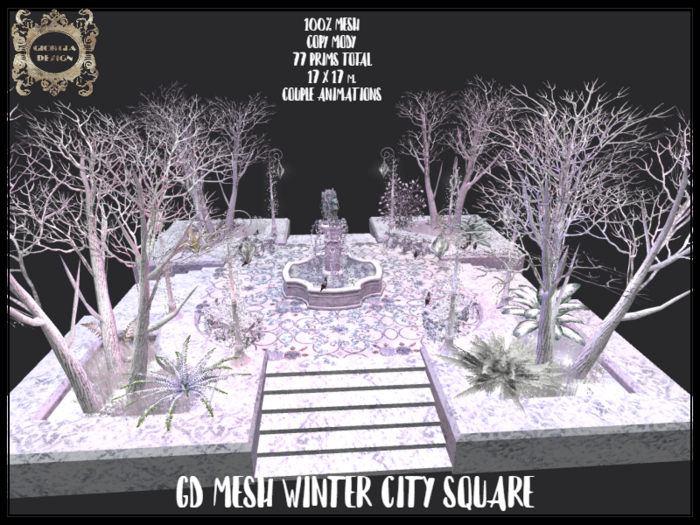 GD MESH WINTER CITY SQUARE