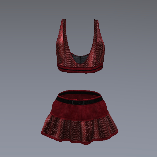 Cinnamon Slink Miniskirt Set