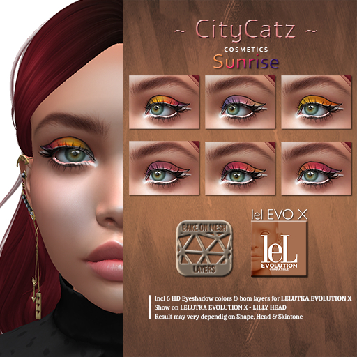 ~ CityCatz ~ LeLUTKA EvoX Eyeshadow Sunrise