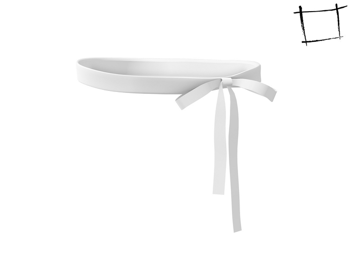 Full Perm Bow Tie Ribbon Waist Belt - None Rigged
