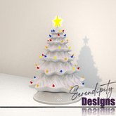 Serendipity Designs - Ceramic Christmas Tree White
