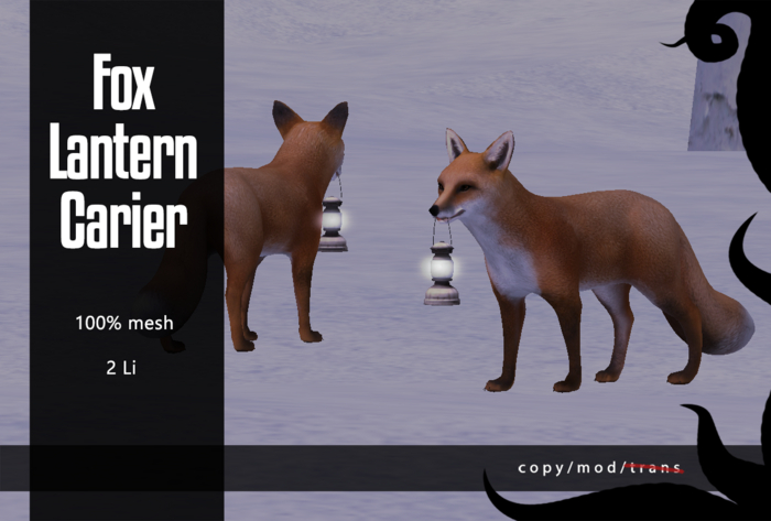 [TE] Fox Lantern Carrier