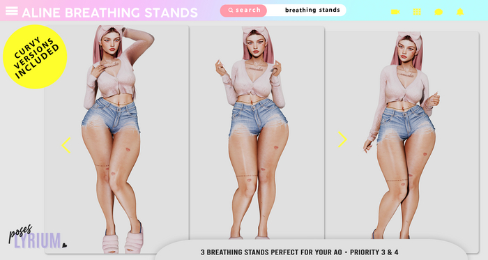 Lyrium. Aline Breathing Stand Set