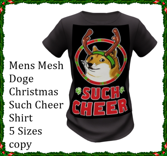 DMD~Mens Doge Such Cheer Tee Boxed
