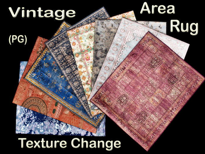 * RC * Vintage Area Rug ( PG )