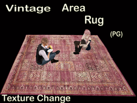 Second Life Marketplace - * RC * Vintage Area Rug ( PG )