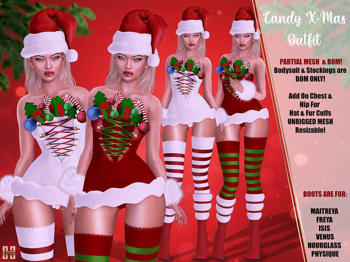 [hh] Candy XMAS Outfit