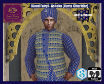[Good Fairy] - Ashoka {Kurta Churidar} GIANNI *INDIGO*