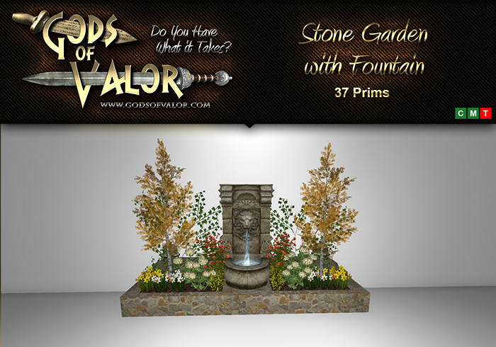 Gods of Valor - Stone Garden With Fountain