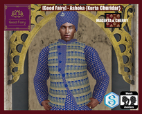 [Good Fairy] - Ashoka {Kurta Churidar} GIANNI *MAROON*
