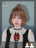 [Ginko Hair] //DEMO// #40 Hair - cute bun half updo