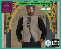 [Good Fairy] - Rafi {Kurta Churidar} GIANNI *AQUA / MINT*