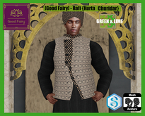 [Good Fairy] - Rafi {Kurta Churidar} GIANNI *LIME / GREEN*