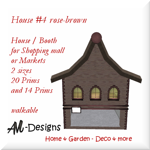 House #4 rose-brown