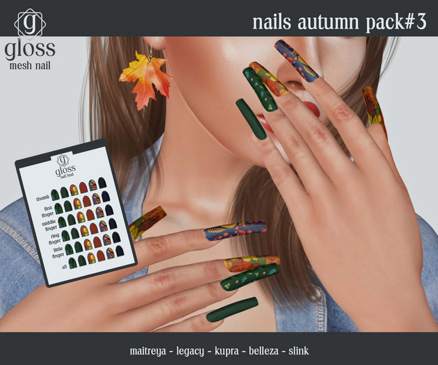 *Gloss* Nails Autumn Pack#3